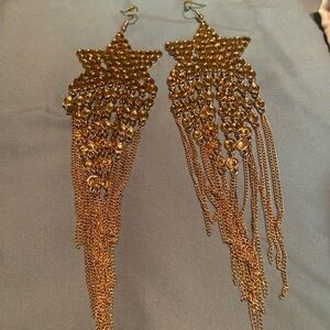 Rose Gold Star SFC's Dangle Earrings